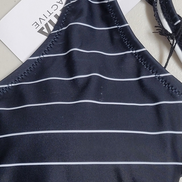 Zyia NWT Stripe Simplicity One Piece Swimsuit Size Medium. - Picture 14 of 16